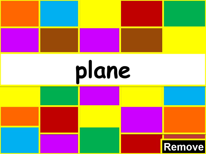 Remove plane